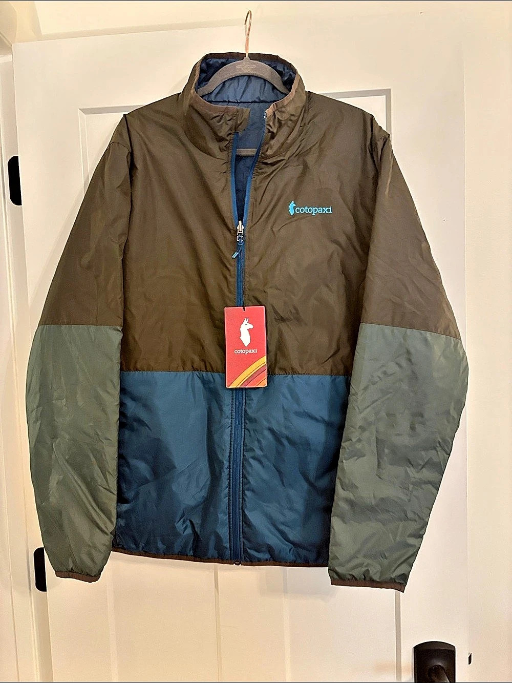 Cotopaxi Teca Calido Jacket Color Block Recycled Polyester Jacket Size XL NWT
